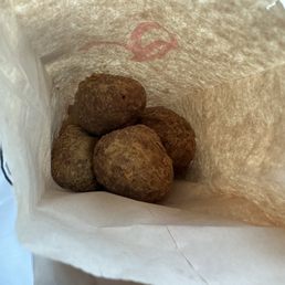 Boudin Balls to go! Boudin Balls to go!