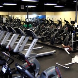 Fitness 1440 Marietta - Huge cardio room with HDTVs and tons of cardio equipment
