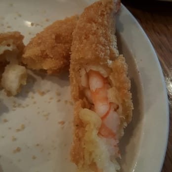 Indie Cafe - Shrimp tempura - Coated like a corn dog...:( - Sushi Bars Near Me - Chicago, Illinois