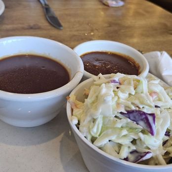 Barney's Hickory Pit - Original BBQ sauce and NEW Red BBQ Sauce with my side of coslaw - Barbeque Near Me - Concord, California