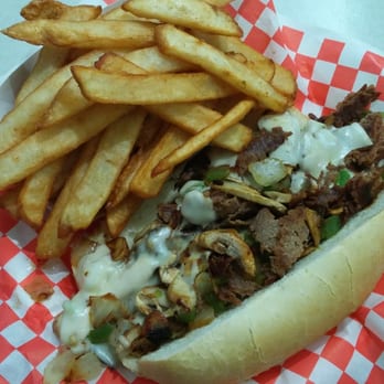 Wind River Grill - Philly cheese with onions bell peppers and mushrooms $4.25 - da bomb! - Desserts Near Me - Riverton, Utah
