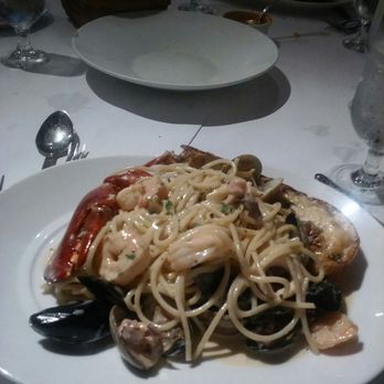 Amarone NY - My glorious seafood special with Alfredo sauce - Italian Near Me - New York, New York