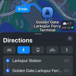 SMART Train Larkspur Station