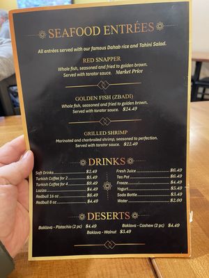 Menu photo 3 Dahab Restaurant & Cafe Hilliard, OH Menu photo 3 Dahab Restaurant & Cafe Hilliard, OH