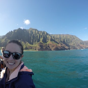 Capt Andy's - coast is deceptively small looking, it actually makes helicopters look like mosquito's. - Boat Tours Near Me - Ele'ele, Hawaii