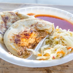 Elsy's Antojitos - Pupusas $2.75/each (pork one opened)