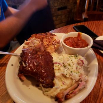 Charleston's - Chicken and Ribs combo so amazing - American Near Me - Indianapolis, Indiana
