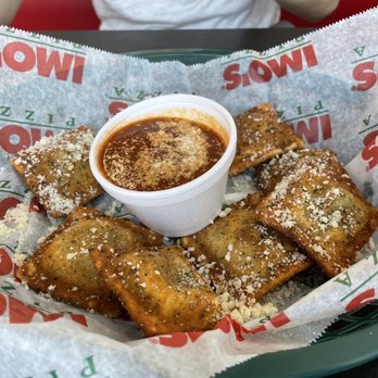 Imo's Pizza - a bowl of dipping sauce - Pizza Near Me - Saint Louis, Missouri Imo's Pizza - a bowl of dipping sauce - Pizza Near Me - Saint Louis, Missouri