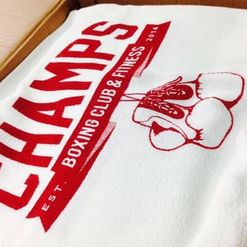 Jayarr Customs Screenprint Service - Towels I made for a boxing gym on the East Coast - Screen Printing/T-Shirt Printing Near Me - Tempe, Arizona