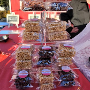 Cheryl's Caramels - The display at the Sunset Market - Farmers Market Near Me - Oceanside, California Cheryl's Caramels - The display at the Sunset Market - Farmers Market Near Me - Oceanside, California