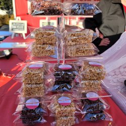 Cheryl's Caramels - The display at the Sunset Market