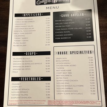 Gerry's Grill - Post-church family time! - Filipino Near Me - Houston, Texas