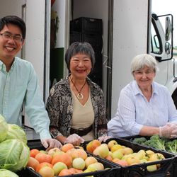 Food Bank of Contra Costa and Solano - Volunteers distributing food.