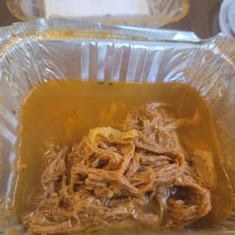Watered down ropa vieja , no flavor. Watered down ropa vieja , no flavor.