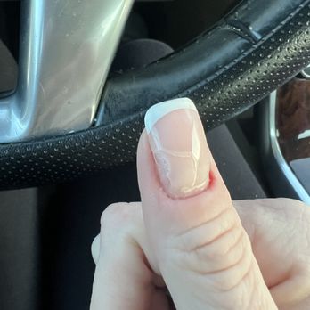 Nail’d It Lounge - Right thumb nail broke/peeling within a week - Nail Salons Near Me - Folsom, California Nail’d It Lounge - Right thumb nail broke/peeling within a week - Nail Salons Near Me - Folsom, California