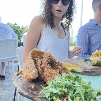 Rusty Pelican - Miami - Crispy Whole Local Snapper - Seafood Near Me - Key Biscayne, Florida