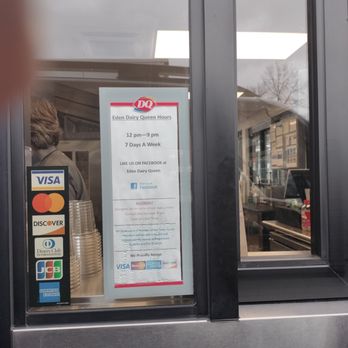 Dairy Queen Ltd Brazier - Posted hours and payment options @ drive-thru/Dairy Queen/ Eden, NY - Ice Cream & Frozen Yogurt Near Me - Eden, New York