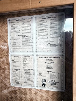 Menu photo 1 Seafood Bar & Grill Kawaihae, HI Menu photo 1 Seafood Bar & Grill Kawaihae, HI