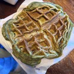 Quickly Boba Cafe - Ferndale - Matcha Mochi Waffle