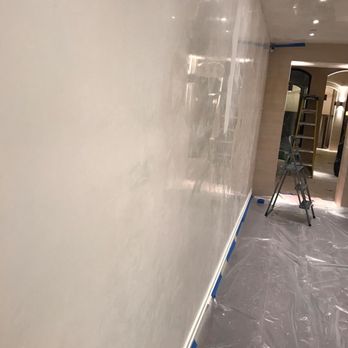 Epik Interior - White venetianplaster shiny - Painters Near Me - Queens, New York Epik Interior - White venetianplaster shiny - Painters Near Me - Queens, New York