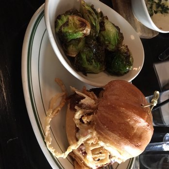 1920 Tavern - Short rib sandwich with crispy Brussel sprouts. - Bars Near Me - Roswell, Georgia