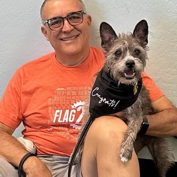 Foothills Canine Academy - Whiskey and his proud papa. - Pet Training Near Me - Middleton, Idaho