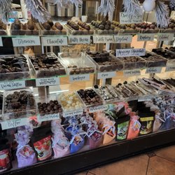 Chardon Buckeye Chocolate Café - Candy selection