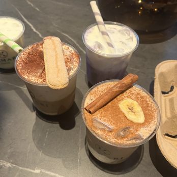 Kamari Coffee - Pandan latte, tiramisu latte, banana bread latte, ube latte - Coffee & Tea Near Me - San Francisco, California