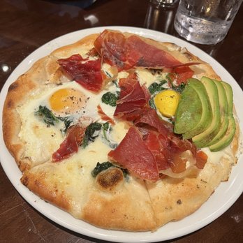 A Restaurant - Breakfast pizza - New American Near Me - Newport Beach, California