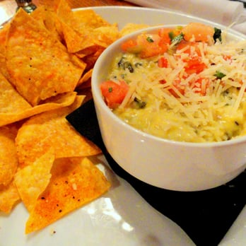 Twisted Fork Grill and Bar - Spinach-Artichoke Dip (with parmesan and tortilla chips) - American Near Me - Omaha, Nebraska Twisted Fork Grill and Bar - Spinach-Artichoke Dip (with parmesan and tortilla chips) - American Near Me - Omaha, Nebraska