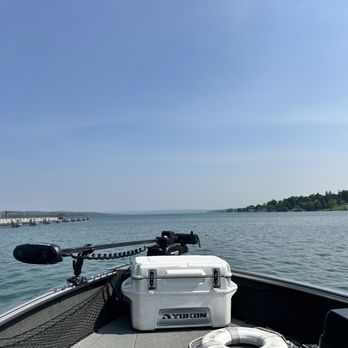 Upstate Guide Service - Lake view heading out. - Boat Charters Near Me - Auburn, New York Upstate Guide Service - Lake view heading out. - Boat Charters Near Me - Auburn, New York