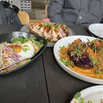 Vinai - Crabby fried rice w/ duck egg, double pork chop, charred cabbage - New American Near Me - Minneapolis, Minnesota