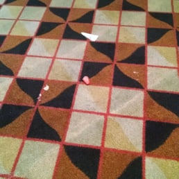 How many staff will walk by before picking up the spilled food? (More pie crust just outside of picture) How many staff will walk by before picking up the spilled food? (More pie crust just outside of picture)