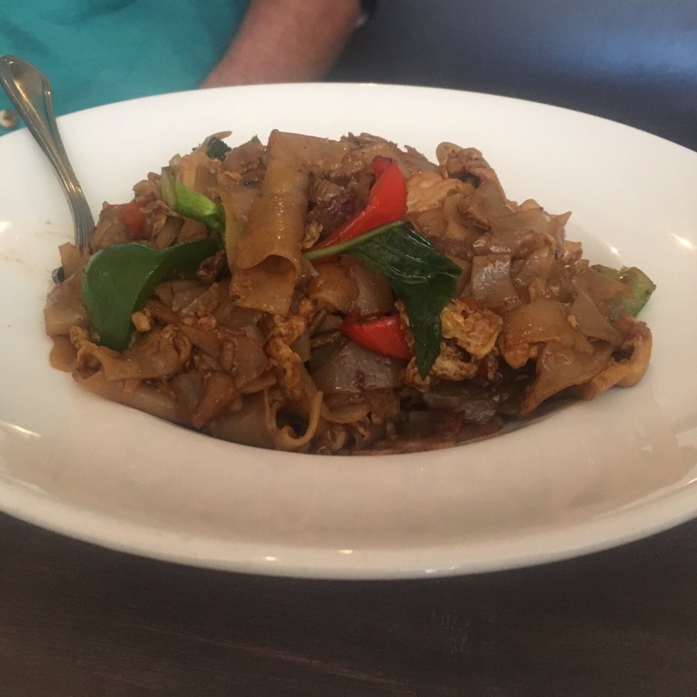 At Nine Thai - Drunken Noodles with combo meats - Thai Near Me - Centennial, Colorado At Nine Thai - Drunken Noodles with combo meats - Thai Near Me - Centennial, Colorado