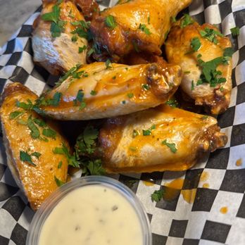 Westend - Oh, can't forget the wings. Super Bomb bay!!! Extra Sauce please YUM! - New American Near Me - Costa Mesa, California Westend - Oh, can't forget the wings. Super Bomb bay!!! Extra Sauce please YUM! - New American Near Me - Costa Mesa, California