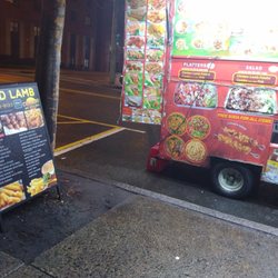 Food Lamb - The truck. Easily accessible and readable menu. .