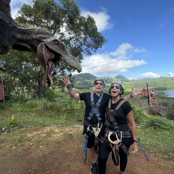 Koloa Zipline - Myself and girlfriend - Ziplining Near Me - Koloa, Hawaii Koloa Zipline - Myself and girlfriend - Ziplining Near Me - Koloa, Hawaii