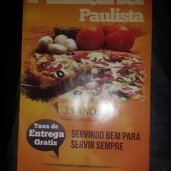 Pizzaria Paulista - Cardapio