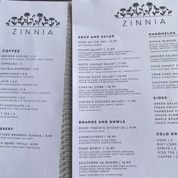 Zinnia - Menu - Venues & Event Spaces Near Me - Norfolk, Virginia Zinnia - Menu - Venues & Event Spaces Near Me - Norfolk, Virginia