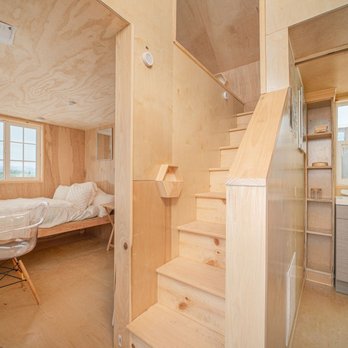 Western Colorado Tiny Homes - a bed and stairs - General Contractors Near Me - Paonia, Colorado Western Colorado Tiny Homes - a bed and stairs - General Contractors Near Me - Paonia, Colorado