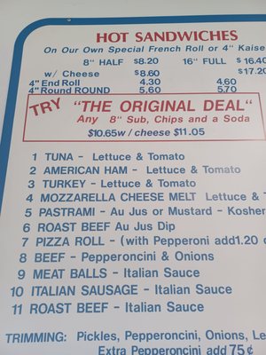 Menu photo 3 Agrusa's Super Sandwiches Escondido, CA Menu photo 3 Agrusa's Super Sandwiches Escondido, CA
