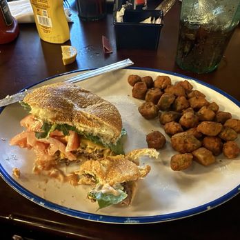 The Beach Pit - Burger & fried okra - Barbeque Near Me - St. George Island, Florida The Beach Pit - Burger & fried okra - Barbeque Near Me - St. George Island, Florida