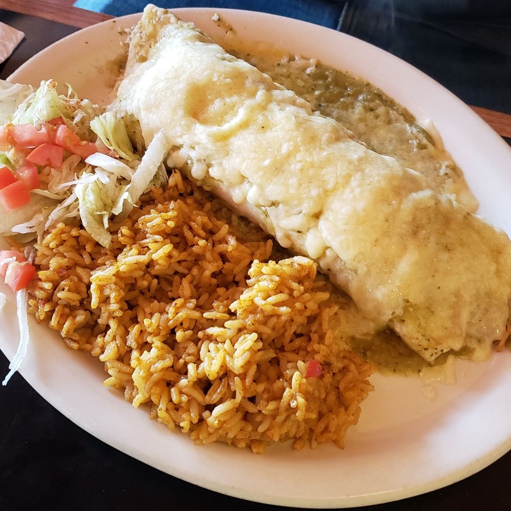 Beanies Mexican Restaurant - Chicken Enchirito Supreme and Rice - Mexican Near Me - Port Washington, Wisconsin Beanies Mexican Restaurant - Chicken Enchirito Supreme and Rice - Mexican Near Me - Port Washington, Wisconsin