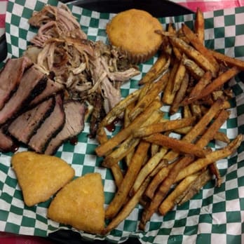 Steamboat BBQ - Beef brisket and pulled pork combo. Yummy! - Barbeque Near Me - Wheaton, Illinois Steamboat BBQ - Beef brisket and pulled pork combo. Yummy! - Barbeque Near Me - Wheaton, Illinois