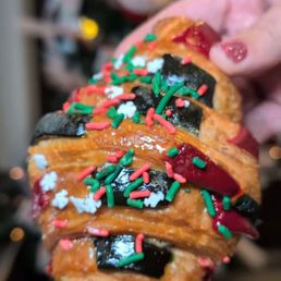 Christmas croissant