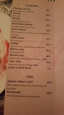 Menu photo 1 Alchemy Cafe Restaurant Surry Hills, NSW