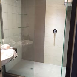 Door-less showers. Pretty normal in NZ!