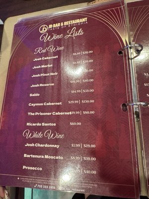 Menu photo 2 JD Bar and Restaurant Annandale, VA