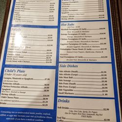 Joe’s Italian Restaurant & Pizza - Menu 4