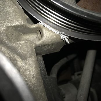 Ted Russell Ford - Parkside - Power steering pulley cutting into timing chain cover! - Car Dealers Near Me - Knoxville, Tennessee Ted Russell Ford - Parkside - Power steering pulley cutting into timing chain cover! - Car Dealers Near Me - Knoxville, Tennessee
